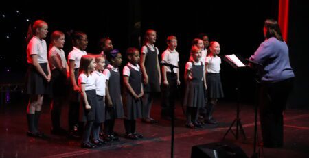 Sedleys choir performing at the woodville