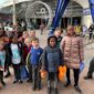 group of sedleys pupils outside the O2 arena